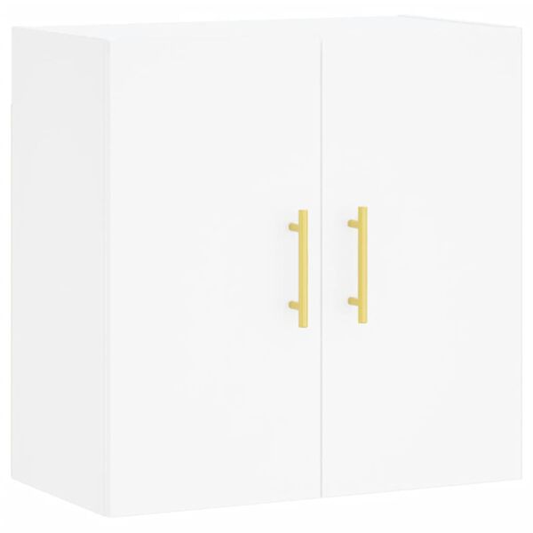 vidaXL Wall Cabinet White Engineered wood Medium Wall Cabinet