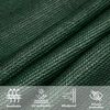 vidaXL Sunshade Sail 1.75 oz/ft² Dark Green 16.4x23.0x23.0' HDPE