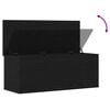 vidaXL Storage Box Black Oak 35.43 x 13.78 x 13.78 in Engineered Wood