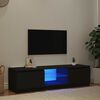 vidaXL TV Cabinet black 140 x 40 x 36 cm Engineered wood