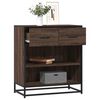 vidaXL Sideboard Brown Oak Engineered wood Medium Sideboard