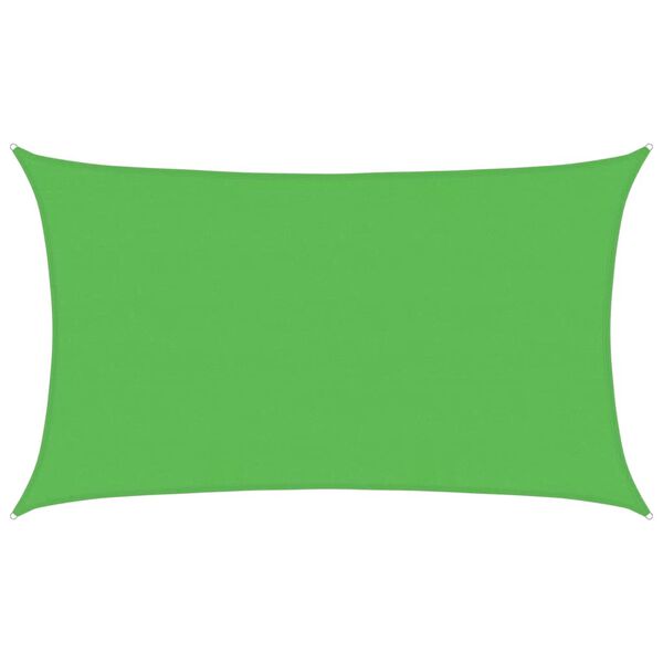 vidaXL Sunshade Sail 1.75 oz/ft&sup2; Light Green 16.4x26.2' HDPE