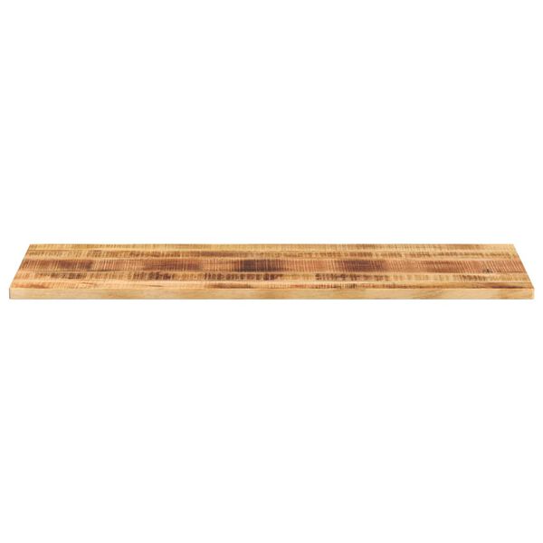 vidaXL Table Top 55.1"x19.7"x1" Rectangular Solid Wood Rough Mango