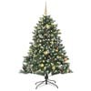 vidaXL Artificial Christmas Tree with 150 LEDs Green 59.06 in