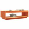 vidaXL Coffee Table Wax Brown Solid Pine Wood Medium Coffee Table