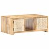 vidaXL Coffee Table Natural Solid Mango Wood Standard Coffee Table
