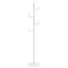vidaXL Coat Stand White Powder-coated iron Large Coat Stand
