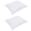 vidaXL Pillow with Pillow 2 pcs White 23.62 x 31.50 in Cotton