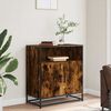 vidaXL Sideboard Smoked Oak Engineered wood, metal 26.8x13.8x29.9 in