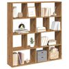 vidaXL Book Cabinet Artisian Oak Engineered Wood 52 x 11.4 x 55.7 in