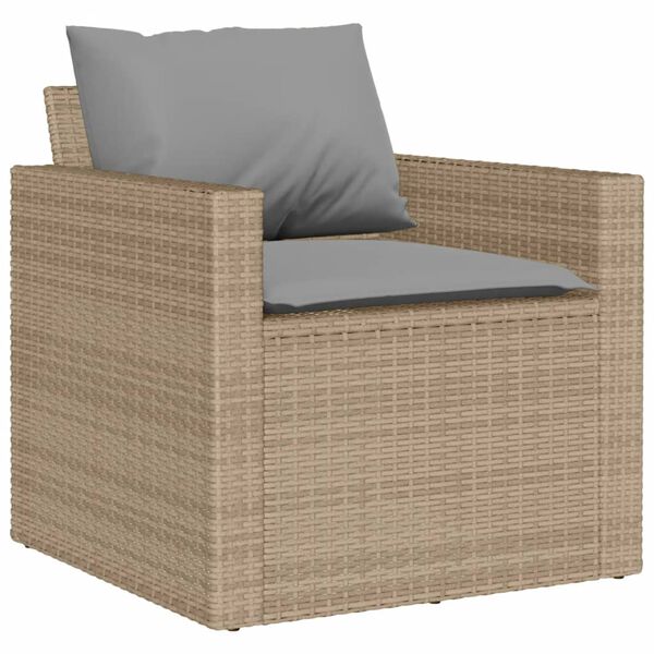 vidaXL Garden Sofa Set Beige