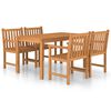 vidaXL Garden Dining Set Warm teak Solid teak wood Large Durable