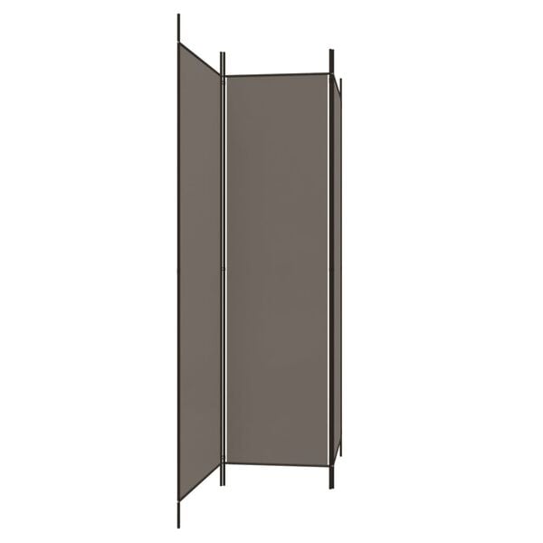 vidaXL 3-Panel Room Divider Anthracite 59.1"x78.7" Fabric