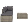 vidaXL Garden Lounge Set Gray