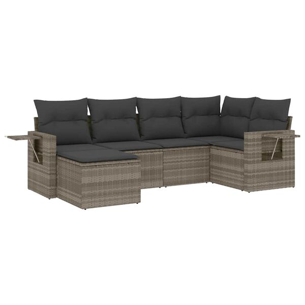 vidaXL Garden Sofa Set Light Gray