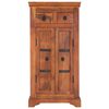 vidaXL Sideboard Brown Solid acacia wood 19.7 x 11.8 x 39.4 in Sideboard