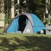 vidaXL Camping Tent Cabin 4-Person Blue Waterproof