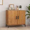vidaXL Sideboard Brown Solid pinewood Medium Sideboard Rectangular