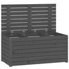 vidaXL Garden Box Grey Solid pine wood 39.8x19.9x18.3 in Storage