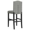 vidaXL Bar Chair Light grey and black