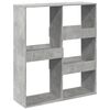vidaXL Room Divider Concrete Grey Engineered Wood Medium Modern