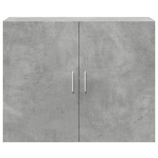 vidaXL Wall Cabinet Concrete Grey Engineered Wood Medium Wall Cabinet