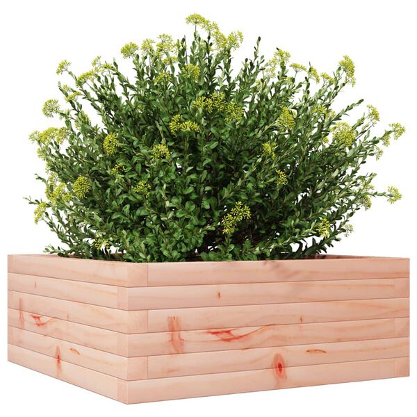 vidaXL Garden Planter Douglas wood natural Solid Douglas fir wood Medium