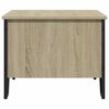 vidaXL Coffee Table Sonoma Oak Engineered wood, Metal Medium