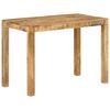 vidaXL Dining Table Natural wood Solid mango wood Medium Durable