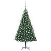 vidaXL Artificial Christmas Tree Green PVC Large