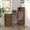 vidaXL Desk Honey Brown Solid Pine Wood Medium Desk Rectangular