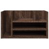vidaXL Desk Organiser Brown Oak 17.5x9.4x9.8" Engineered Wood