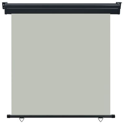 vidaXL Balcony Side Awning 66.9"x98.4" Gray