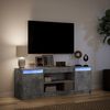 vidaXL TV Cabinet Concrete Grey Engineered Wood Medium TV Cabinet