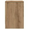 vidaXL Bedside Cabinet Set of 2 Artisan Oak Engineered wood Compact