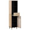 vidaXL Bathroom Cabinet Natural wood Solid mango wood, engineered wood