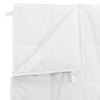 vidaXL Duvet Set with Pillow 3 pcs White Down Feather