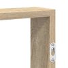 vidaXL Wall Shelf Sonoma oak Engineered wood 16.9x3.5x23.6 in