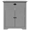 vidaXL Bathroom Furniture Set Grey Solid pinewood and engineered wood