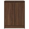 vidaXL Shoe Cabinet Brown Oak Engineered Wood Medium Shoe Cabinet