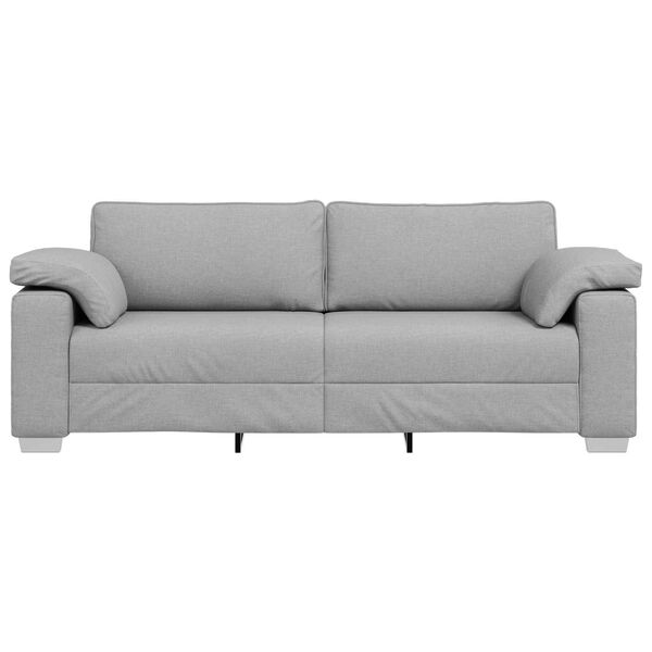 vidaXL Sofa Cloud Grey 86.22 x 30.31 x 32.28 in Fabric