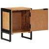 vidaXL Bedside Table Brown 15.75 x 11.81 x 19.69 in