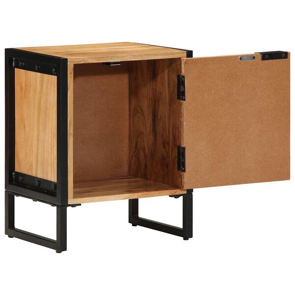 vidaXL Bedside Table Brown 15.75 x 11.81 x 19.69 in