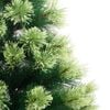 vidaXL Artificial Hinged Christmas Tree Green PVC, Metal 94.5 in tall