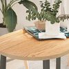 vidaXL Table Top Oak Solid oak wood 39.4x19.7x0.8 in Durable Table Top