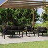 vidaXL Garden Lounge Set Anthracite Aluminum Large Modular