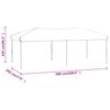 vidaXL Party Tent Red 210D oxford fabric; steel 10x20 ft Foldable