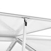 vidaXL Greenhouse Clear Aluminum 118.9 x 74.8 x 76.8 in