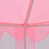 vidaXL Play Tent Pink Polyester, mesh, PVC Large Collapsible Play Tent