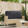 vidaXL Pallet Cushion for Seat / Backrest Black 120 x 60 x 12 cm